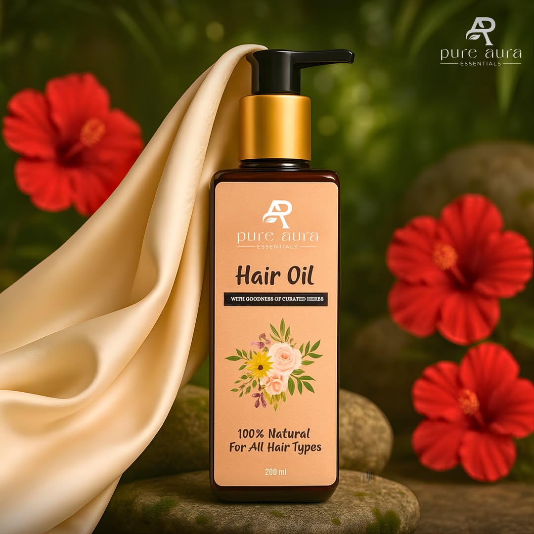 PURE AURA ESSENTIALS HAIR OIL